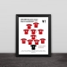 2005 Liverpool Champions League classic lineup photo frame