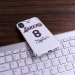 Laker Kobe Bryant holiday White Jersey phone case