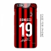 17-18 season AC Milan home jersey iphone7/X6splus phone cases