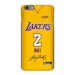 Kobe Ball Los Angeles Lakers Yellow Jersey Scrub Phone Case