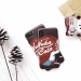 Brand Scrub Retro Cola Silicone Phone Case